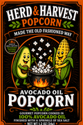 Avocado Oil Popcorn