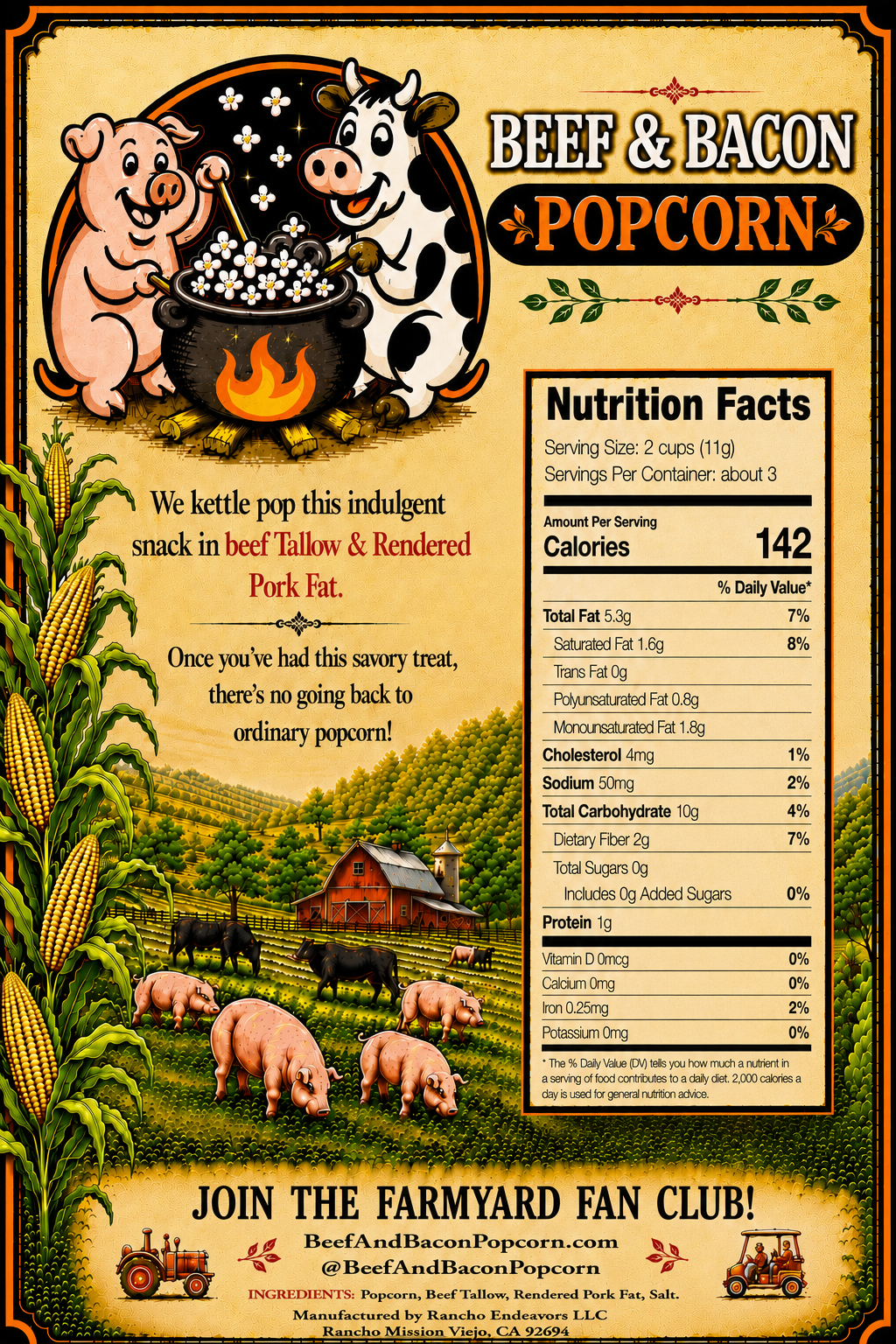 Beef & Bacon Popcorn