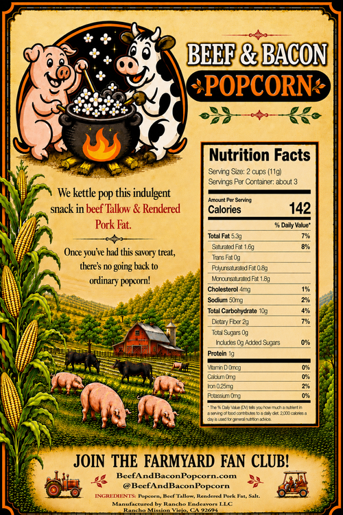 Beef & Bacon Popcorn